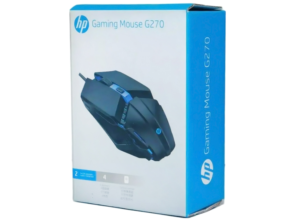 USB Мышь Игровая HP G270 мятая упаковка, цвет Черный