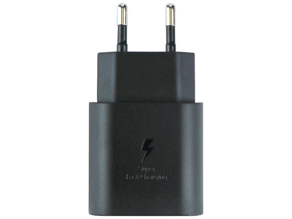 Сетевое Зарядное Устройство Samsung 1USB-C PD/QC 25W+Type-C to Type-C 1:1 Цвет Черный
