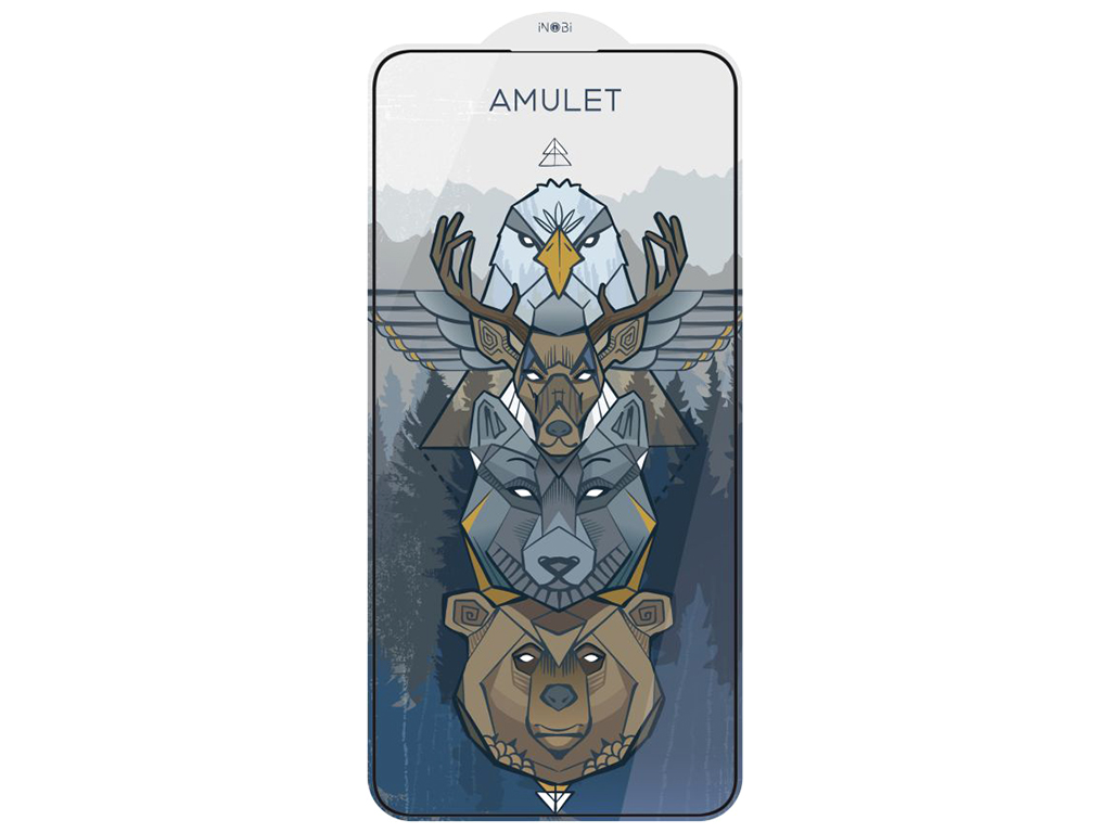 Защитное стекло AMULET 2.5D HD Antistatic for iPhone 15, Цвет Черный