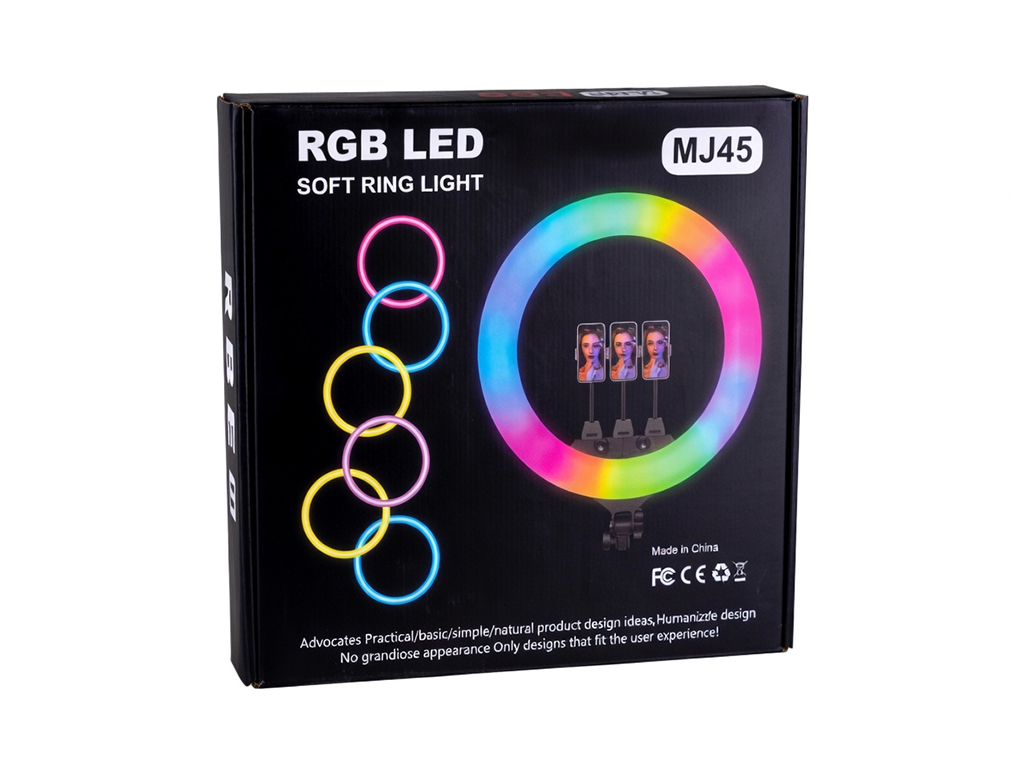 Лампа Stick Lamp B, RGB, LED, USB, пластик, 557х45х80мм, цвет черный, мятая упаковка