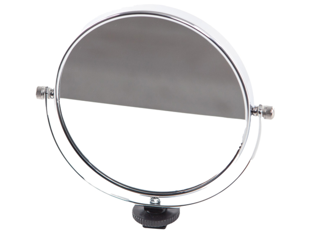 Зеркало для селфи 16 см уценка, Цвет Металл