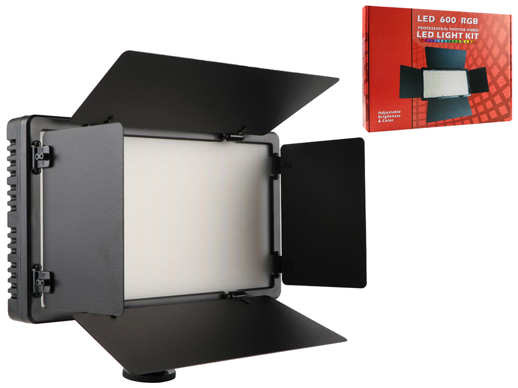 LED Панель RGB Light, 21см (U-600+) Battery, цвет черный
