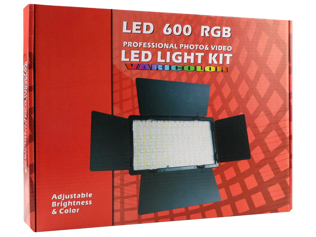 LED Панель RGB Light, 21см (U-600+) Battery, цвет черный