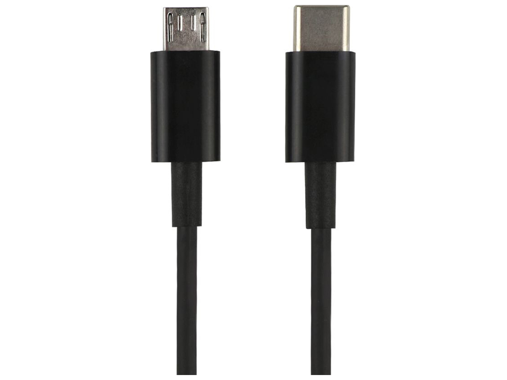 Кабель USB Type-C to Micro QC/Data Тех.пак. 1м, Цвет Черный