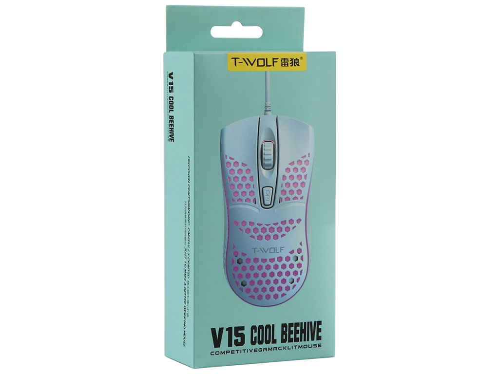 USB Мышь TWolf V15 Цвет Голубой