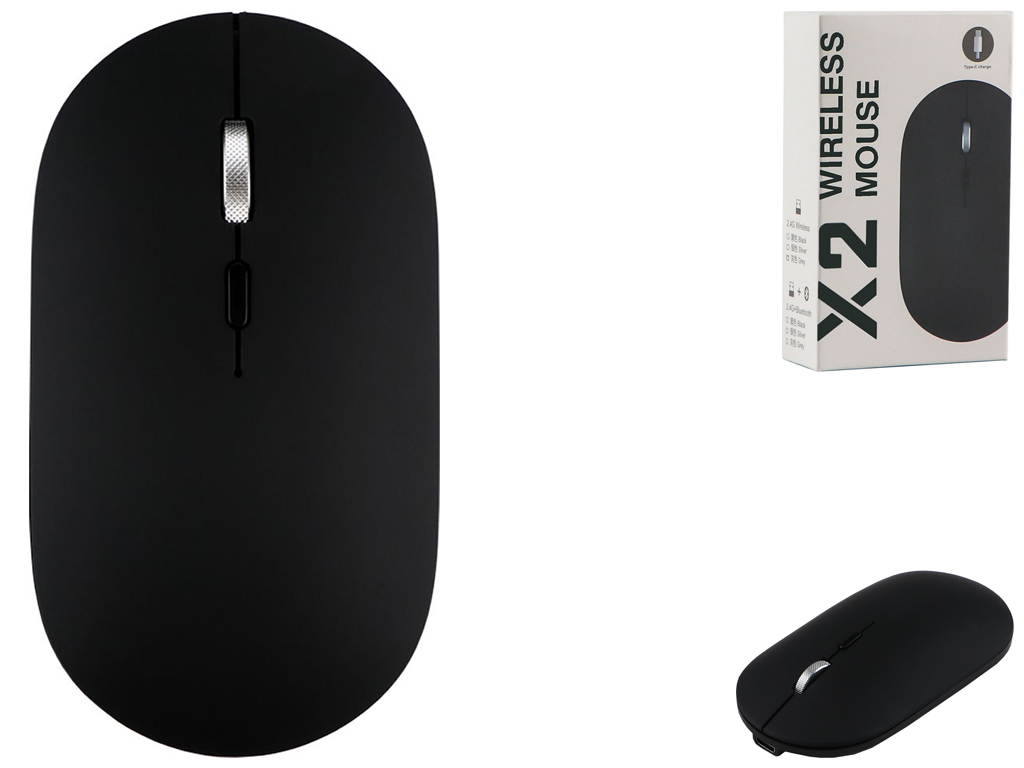 Беспроводная Мышь TWolf X2 Rechargeable 2.4G Цвет Черный