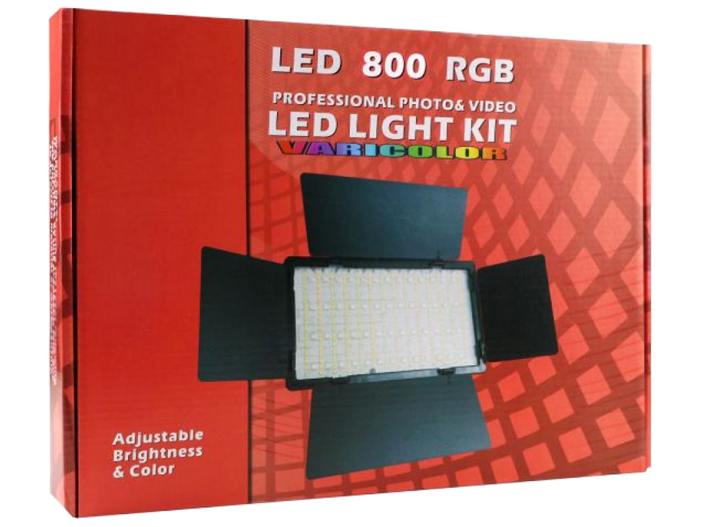 LED Панель RGB Light 30см (U-800+) Battery, цвет черный