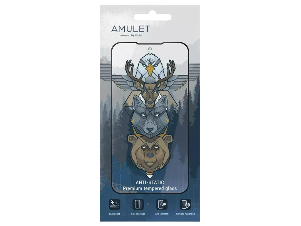 Защитное стекло Amulet 2.5D HD Antistatic для Samsung A25 5G/A15 5G/A15/M15, черный