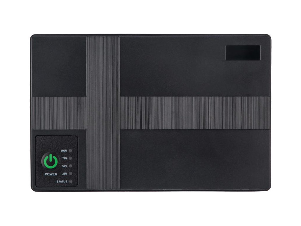 Источник бесперебойного питания UPS DC1018P, USB, DC, 5V+9V+12V, 10400mAh, цвет черный