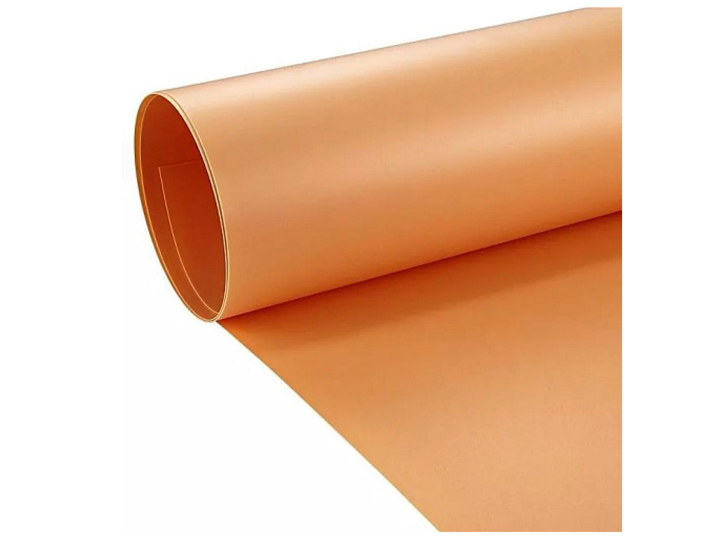 Фон ПВХ Puluz PU5200, 121×58 см, матова поверхня, колір помаранчевий