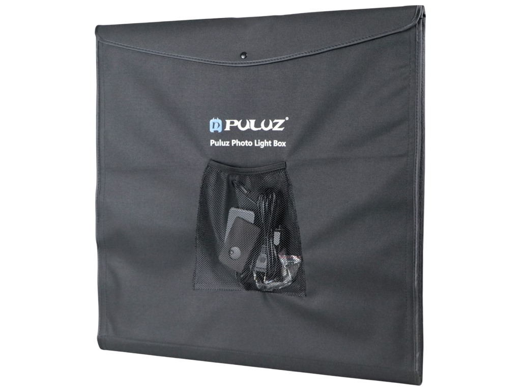 Лайтбокс Smart Case PU5060, 2 лампы, 6 фонов, складной, USB, 62×62×40см, цвет черный