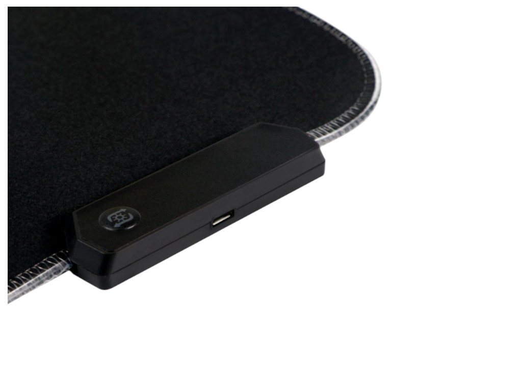 Коврик Twolf P2 Rgb, 800x300x3мм, подсветка Rgb, кабель 1,8м, резина и текстиль, цвет черный
