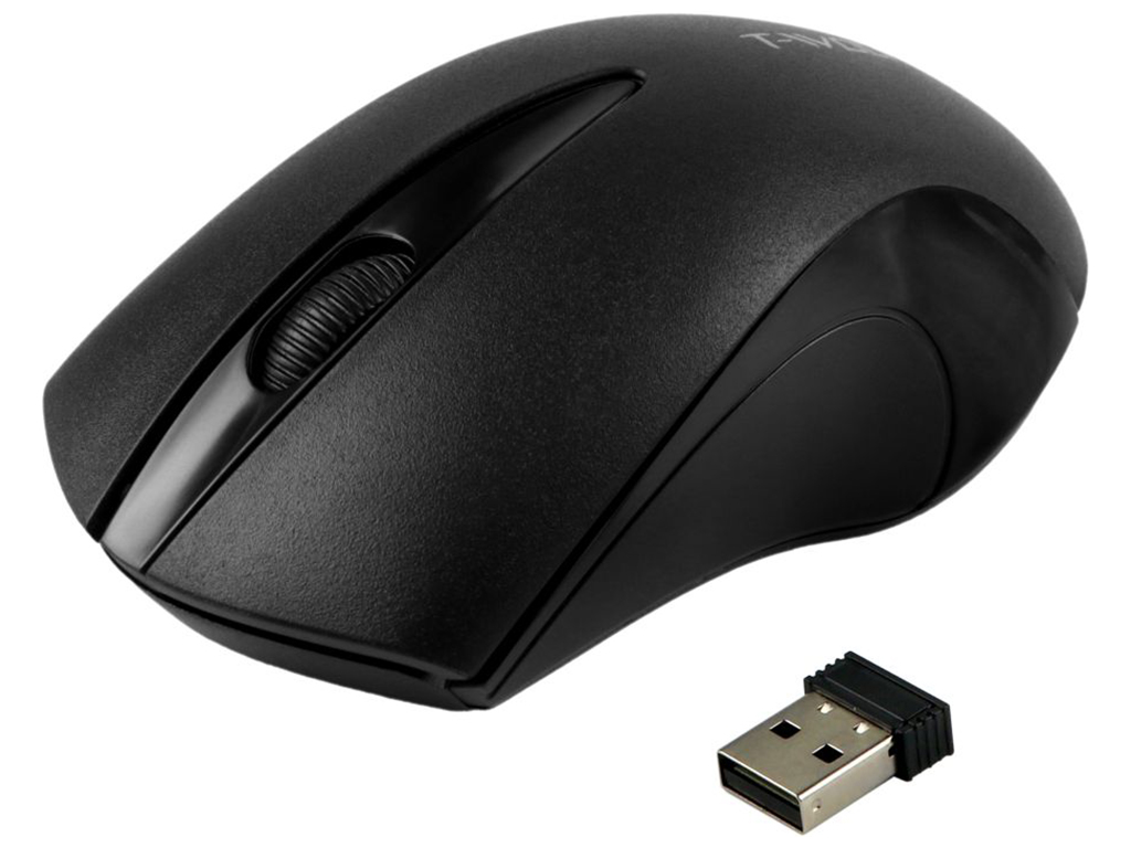 Беспроводная Мышь TWolf Q2 2.4G Цвет Черный