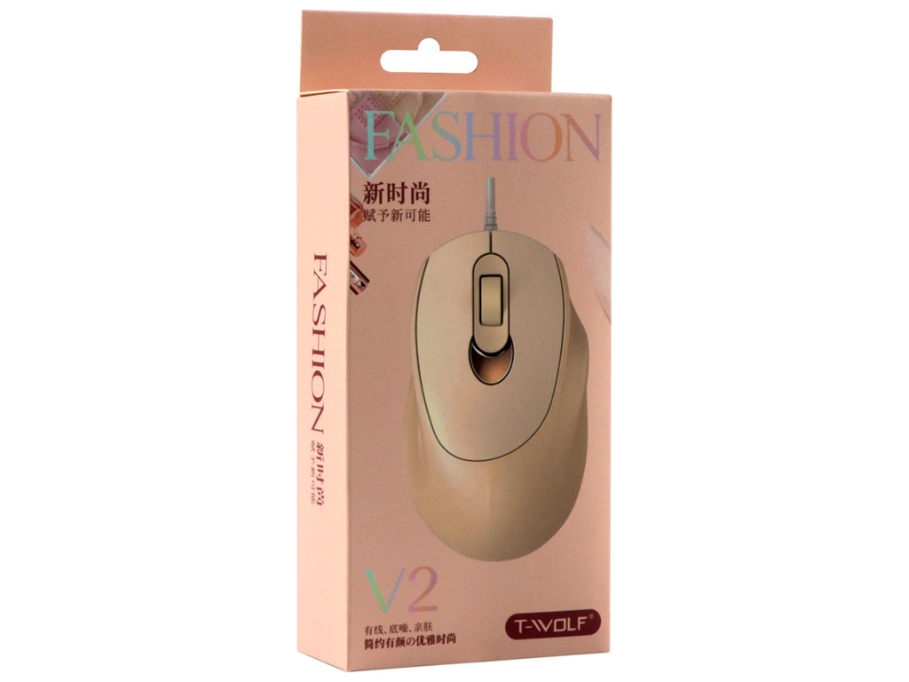 USB Мышь TWolf V2 Цвет Молочный