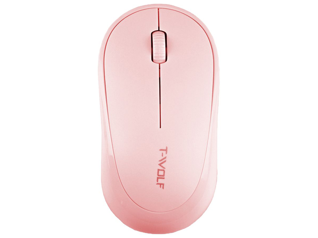 Беспроводная Мышь TWolf Q18 2.4G Цвет Розовый