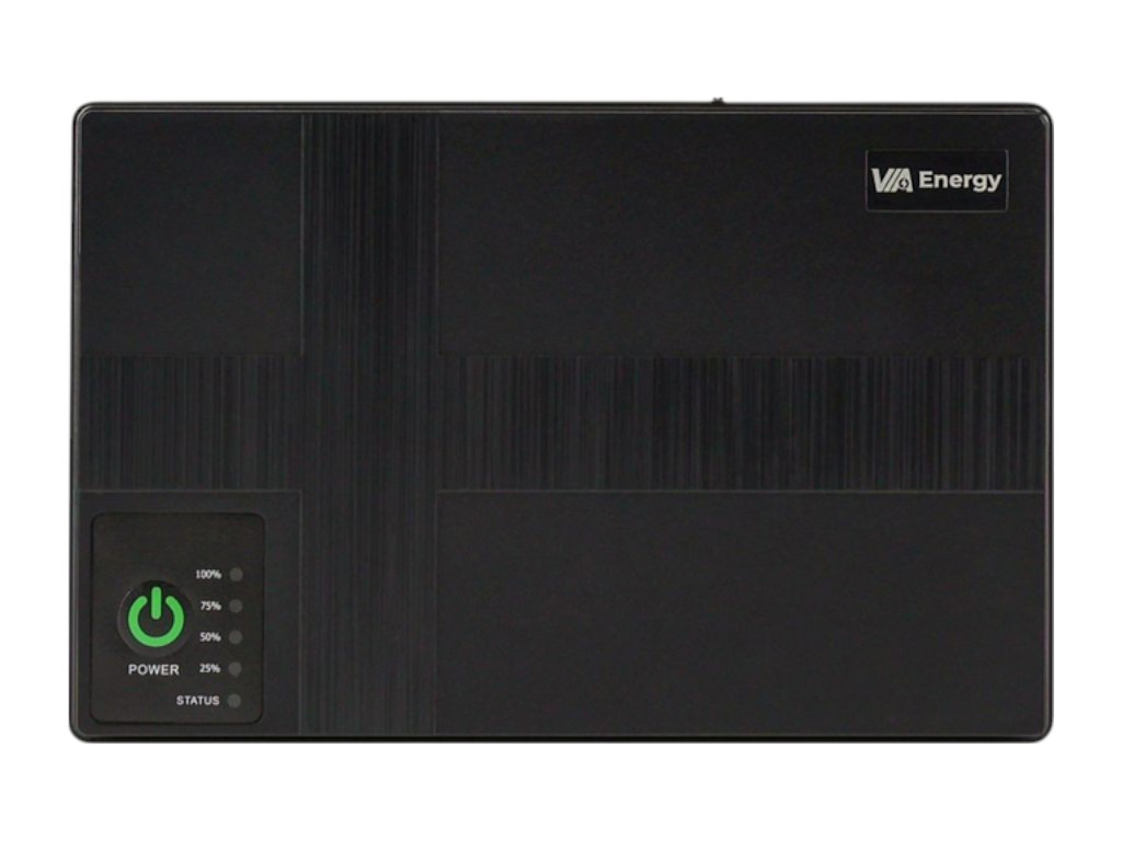 Источник бесперебойного питания Mini UPS VIA Energy 3.0, 12000 мА·ч USB/DC/POE, черный