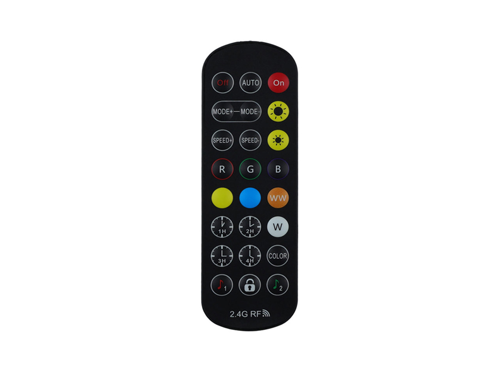 Лампа студийная DX24019-BT-2, RGB подсветка, 3000–6500K, ABS пластик, алюминий, цвет черный