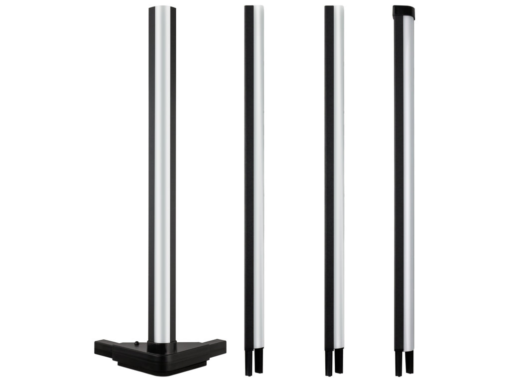 Лампа студийная DX23012-BT, RGB подсветка, 10Вт, 3000–6500K, ABS пластик, алюминий, 420×113×112мм