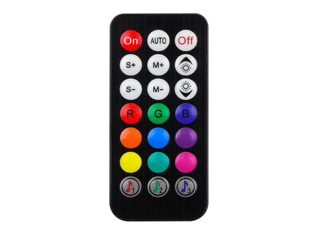 Студийная лампа DX RGB DX23012-IR, 10 ватт, цвет черный