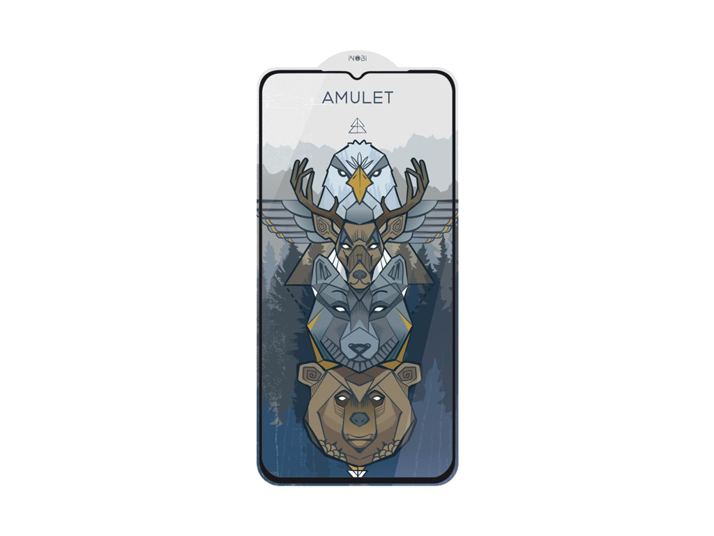 Защитное стекло Amulet 2.5D HD Antistatic для Motorola E13, черный