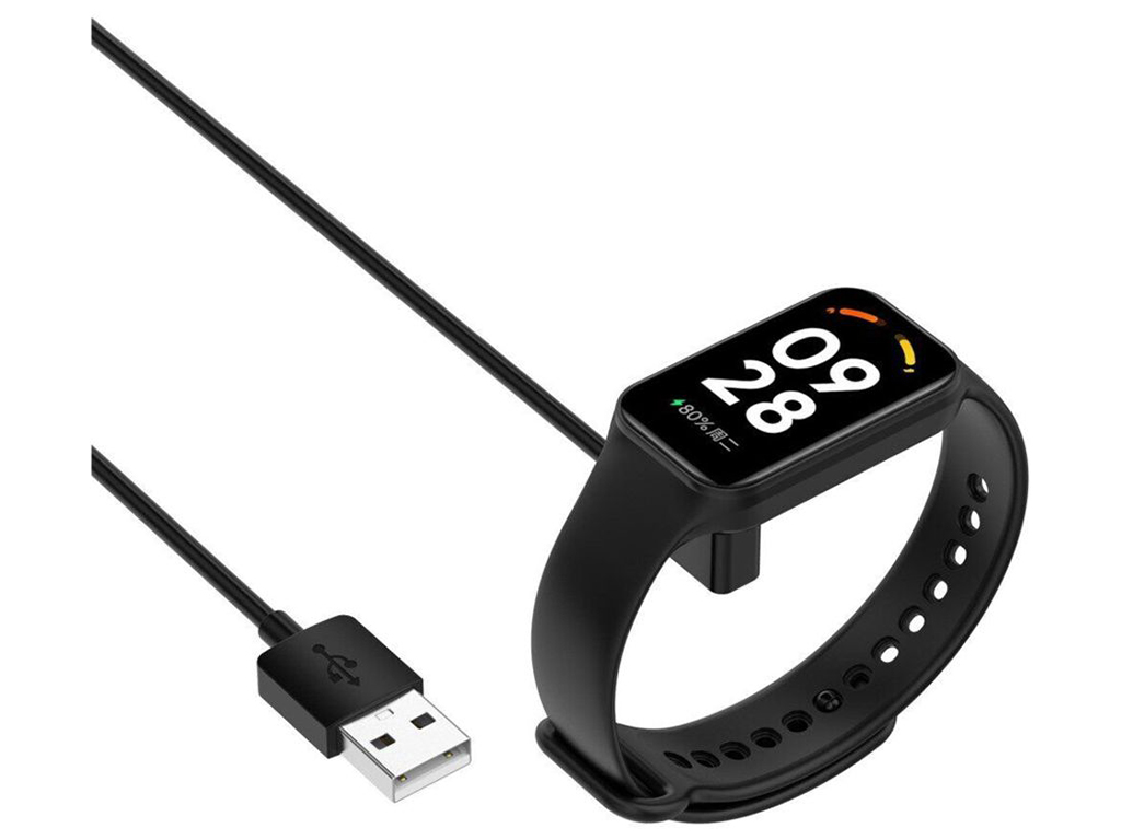 Кабель USB мi Band 8/9 Cable 0,5м Цвет Черный
