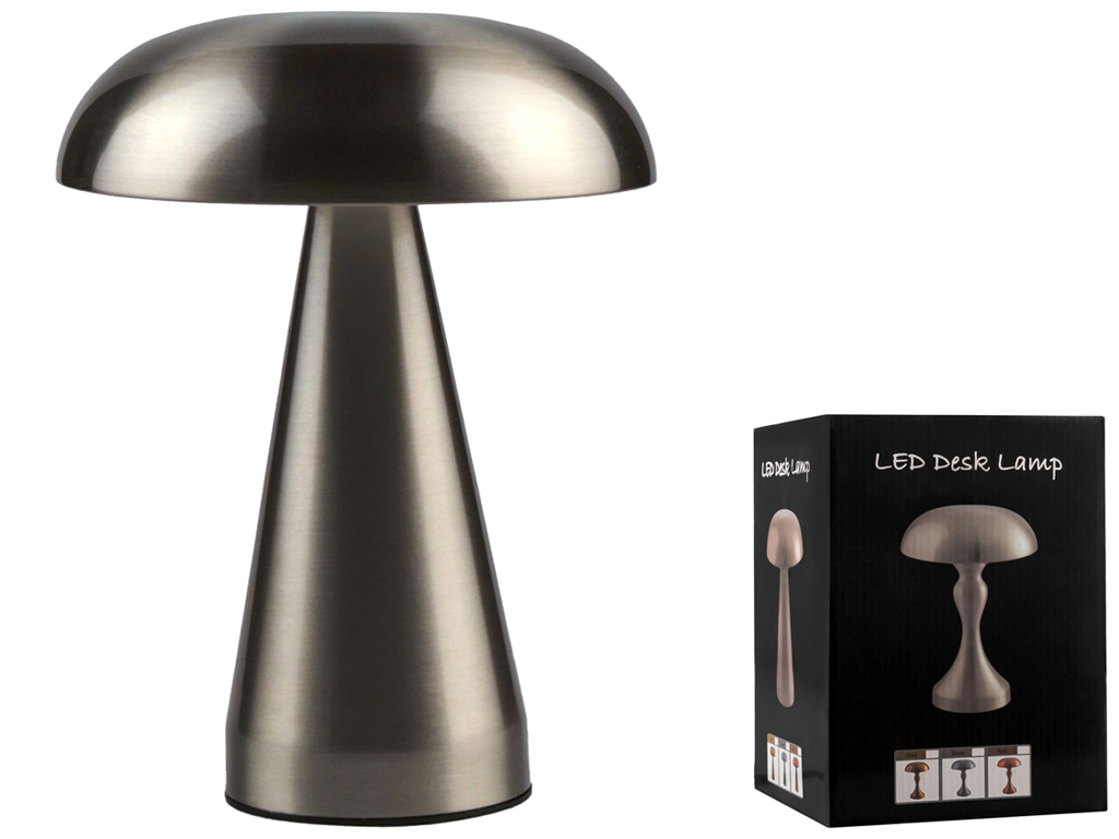 Лампа Настольная F89015 1200 мАч, цвет серебрянный