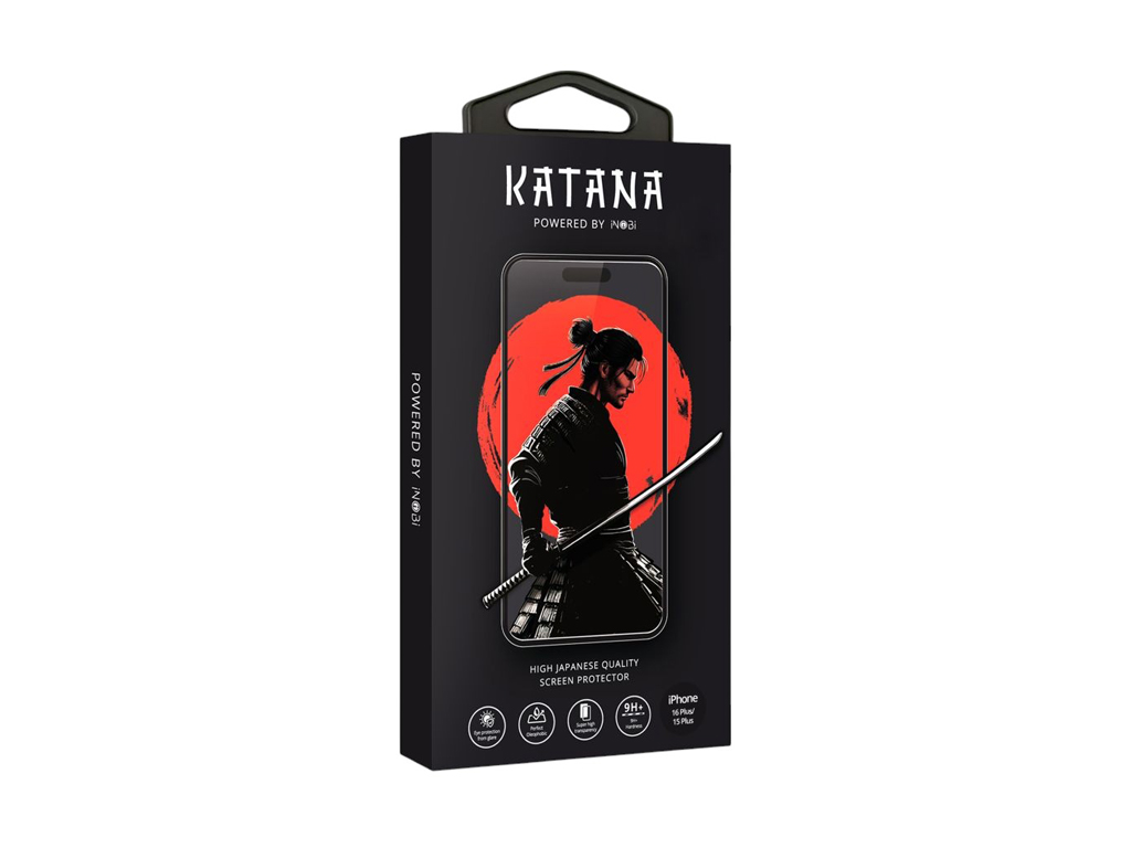 Захисне скло Katana by iNobi для iPhone 15 Plus/16 Plus, чорний