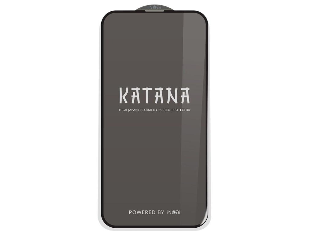 Защитное стекло Katana by iNobi для iPhone 13/13 Pro/14/16e, цвет черный
