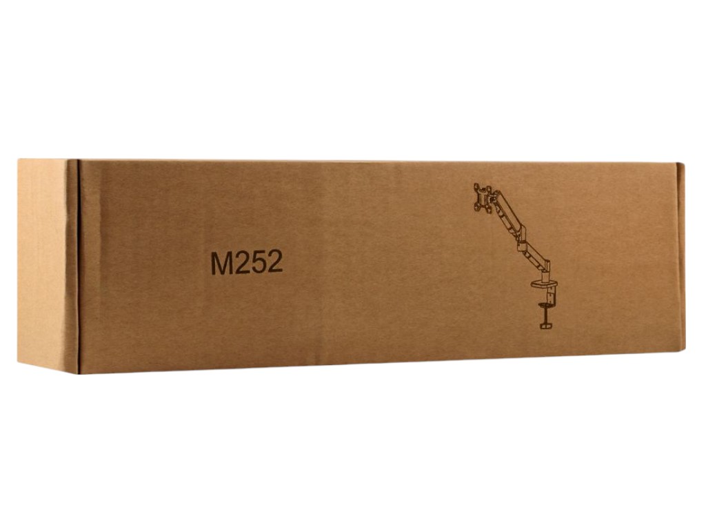 Настільний кріплення-кронштейн Smart Case M252, складовий, поворот 360°, алюмінієвий сплав, колір чо