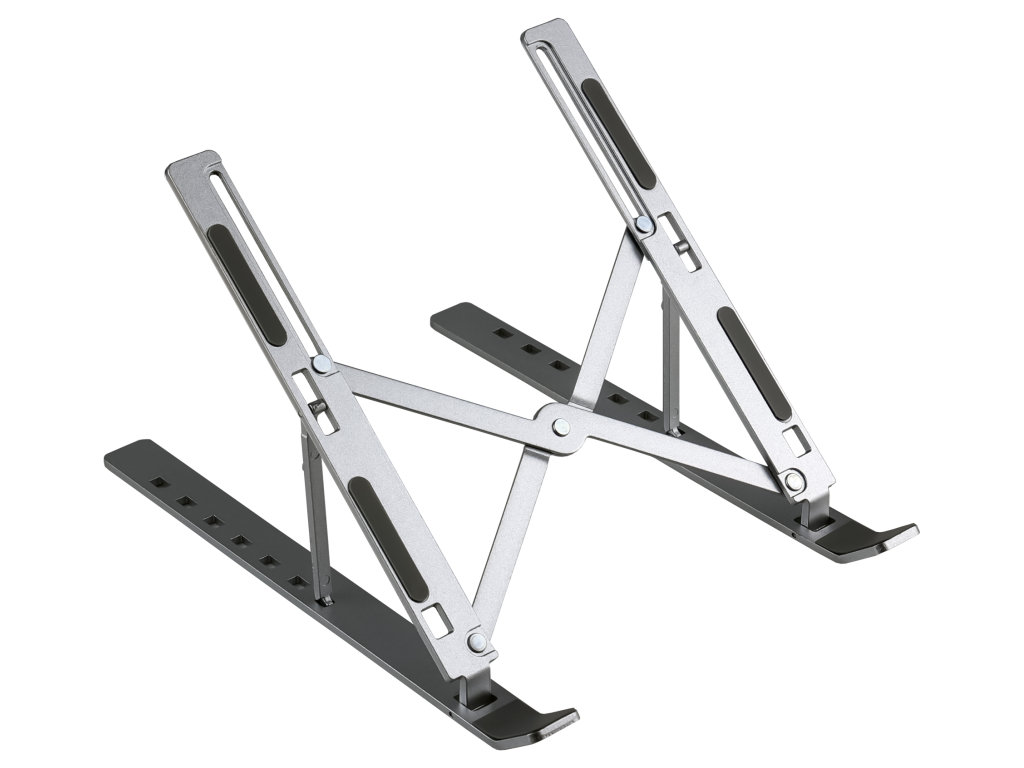 Підставка для ноутбука Givecool N3, складана, метал, 15,6 дюйма, 268×53×14мм, колір сталевий