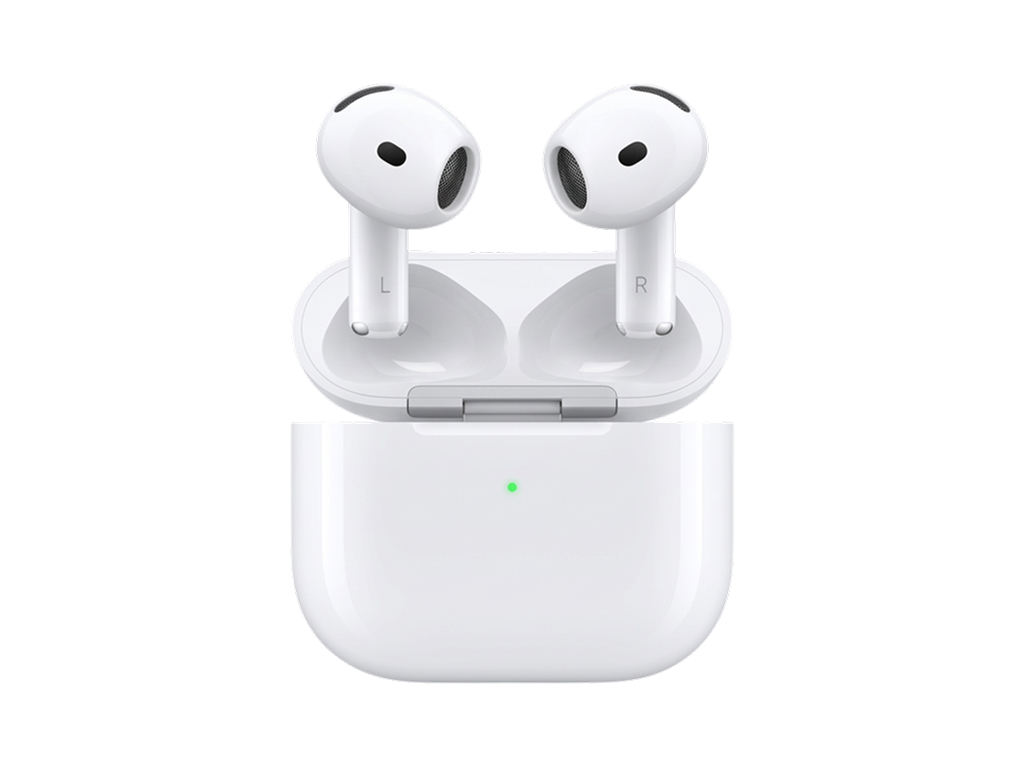 Блютуз стерео гарнитура Apple AirPods 4 copy (чип Jerry), bluetooth 5.3, ANC, сенсор, 250mAh