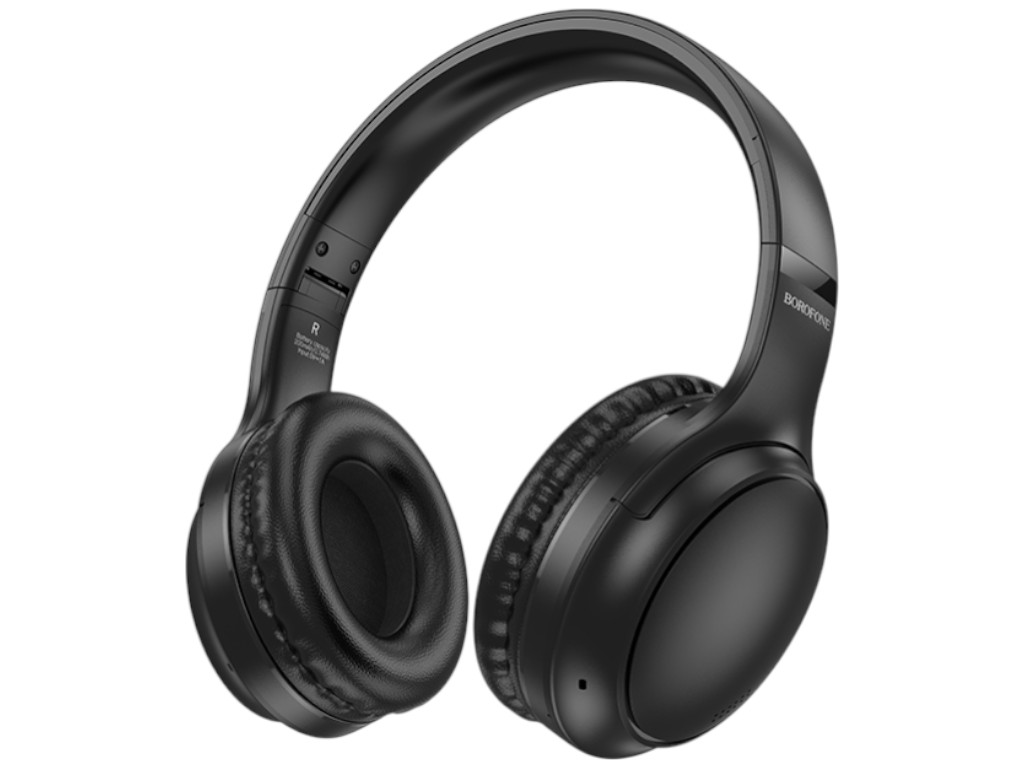 Блютуз стерео гарнитура Borofone BO29, складные, bluetooth 5.4, type‑c/aux, 200mAh, мятая упаковка