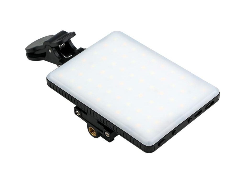 Панель Light JSL-70, LED, монолитная, кабель Type-C, 2000mAh, пластик, 165х38х75мм, цвет черный
