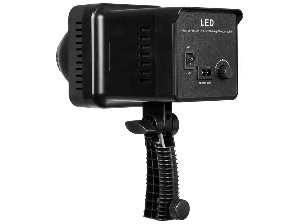 Лампа студийная Light JSL-1000x, LED, 100Вт, 3200–5600K, пластик, металл, 260×175×133мм, цвет черный