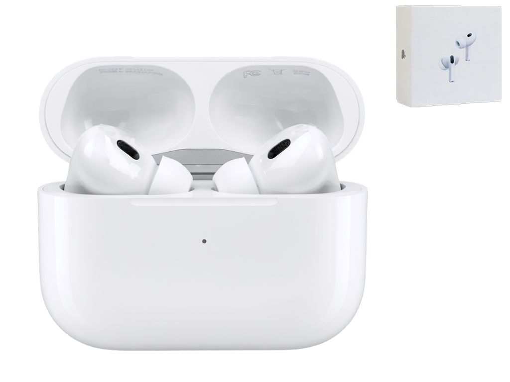 Bluetooth стерео гарнітура Apple AirPods Pro 2 copy (чіп Zhongke8922), type-c, ANC, сенсор, 300mAh