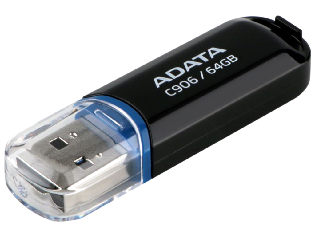 USB флеш-накопитель A-Data C906 64GB, цвет черный