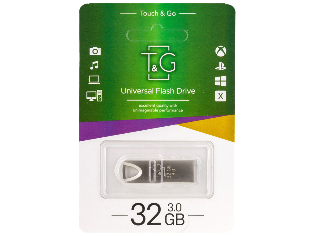 USB флеш-накопитель 3.0 T&G 32gb Metal 117, цвет черный