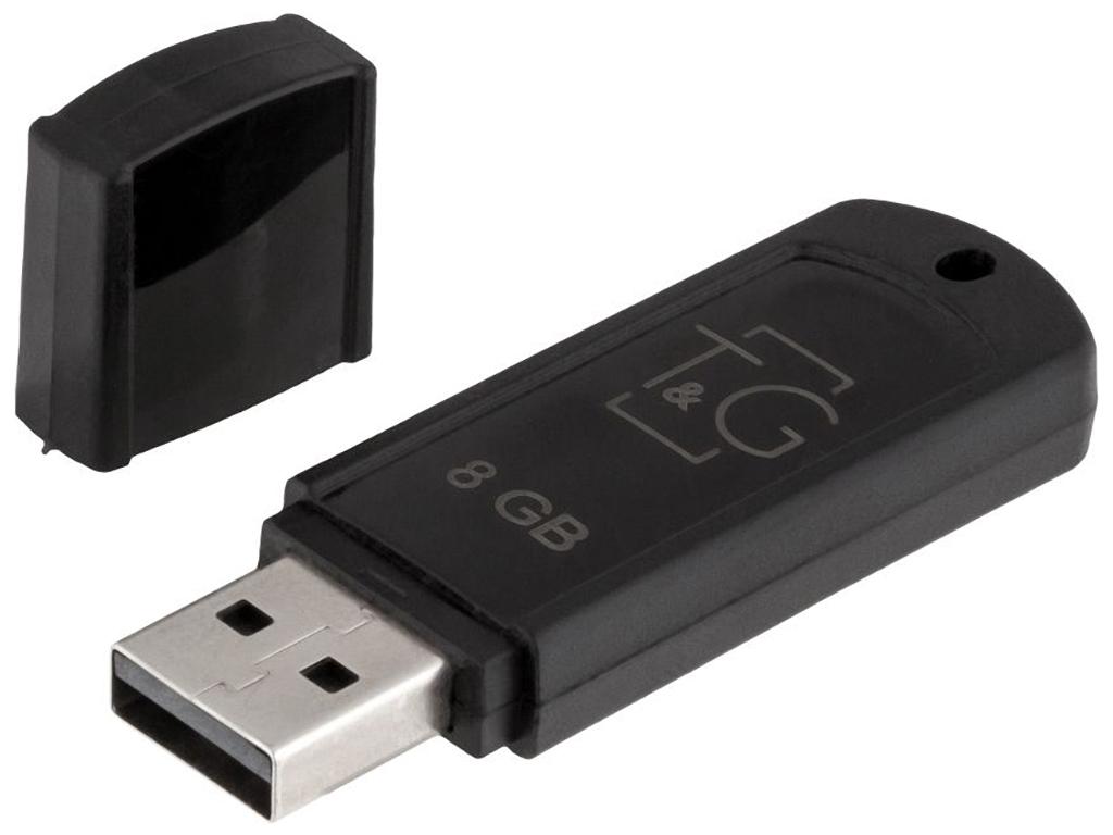 USB Flash Drive T&G 8gb Classic 011 Цвет Черный