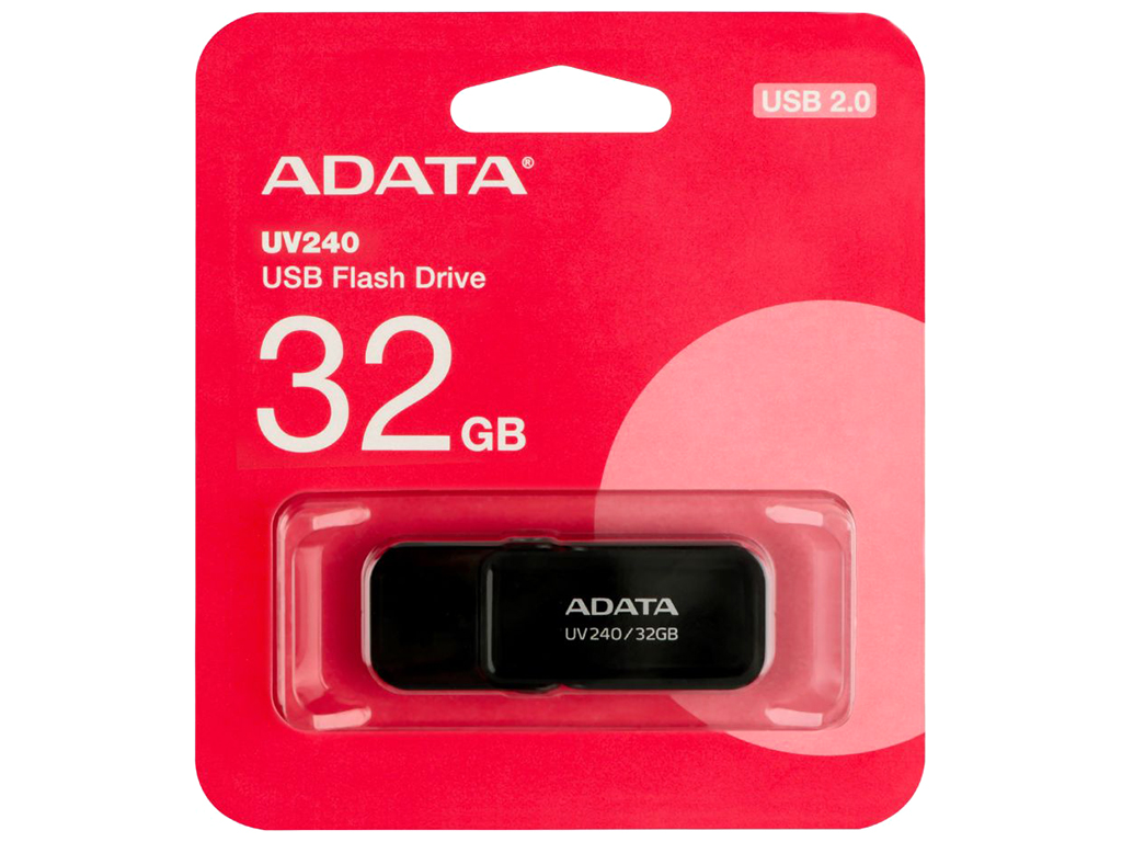 USB флеш-накопитель A-Data AUV 240 32GB, цвет черный