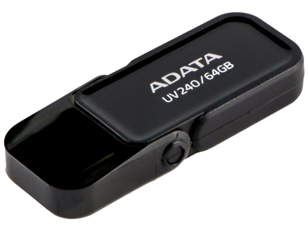 USB флеш-накопитель A-Data AUV 240 64GB, цвет черный