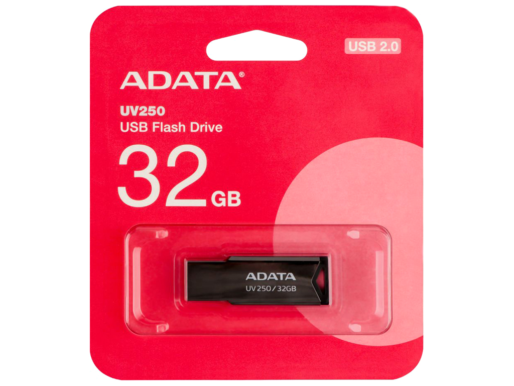 USB флеш-накопитель A-Data AUV 250 32GB, цвет черный