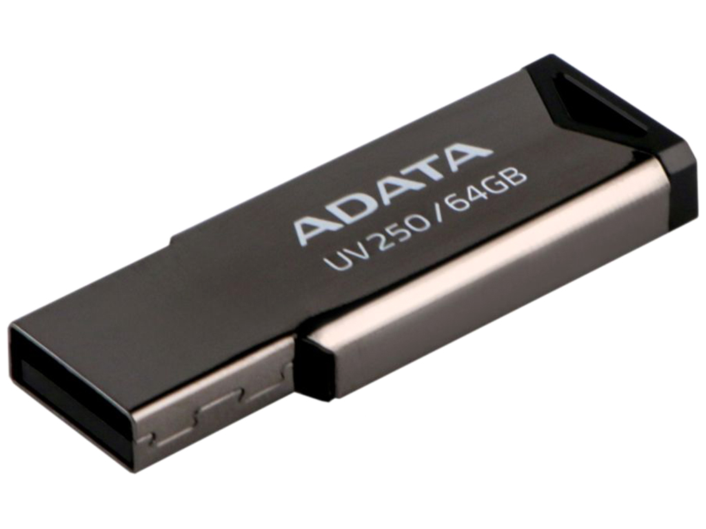 USB флеш-накопитель A-Data AUV 250 64GB, цвет черный