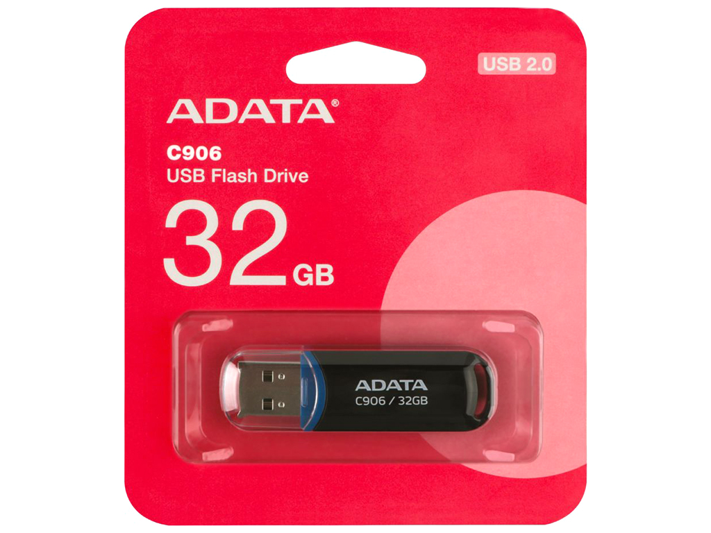 USB флеш-накопитель A-Data C906 32GB, цвет черный