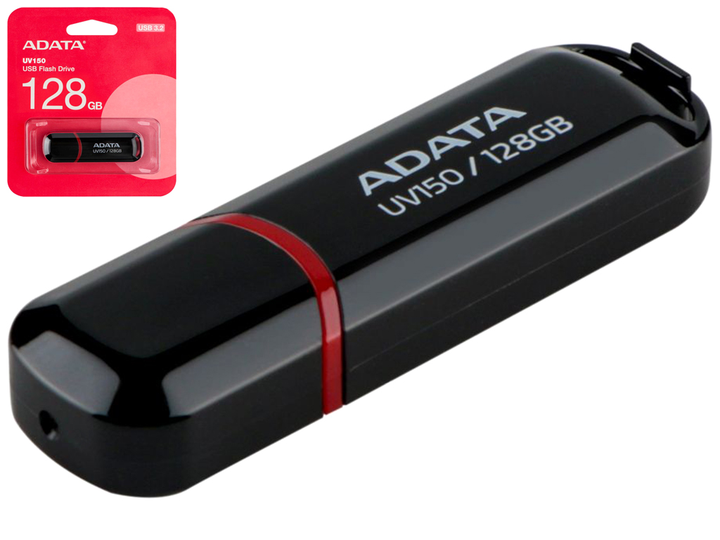 USB флеш-накопитель 3.2 A-Data UV150 128Gb, цвет черный