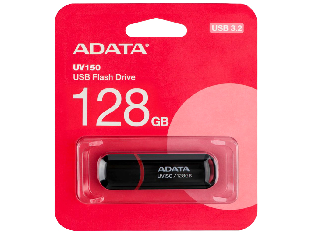 USB флеш-накопитель 3.2 A-Data UV150 128Gb, цвет черный