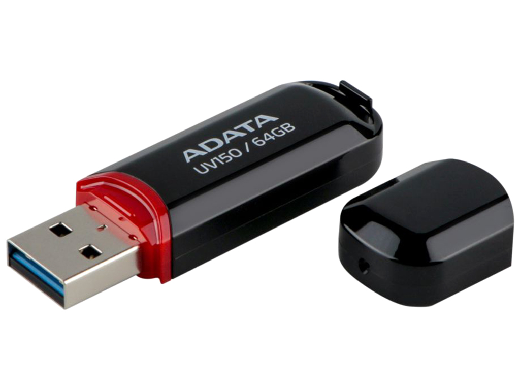 USB флеш-накопитель 3.2 A-Data UV150 64Gb, цвет черный
