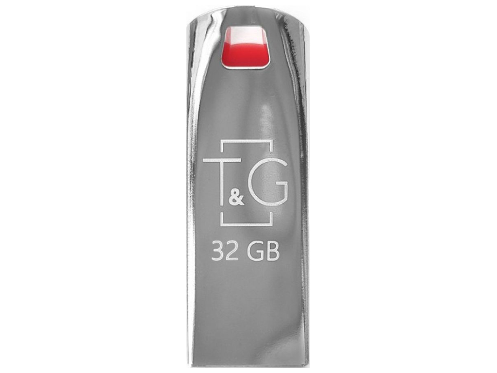 USB флеш-накопичувач T&G 32gb Chrome 115 Колір Сталевий