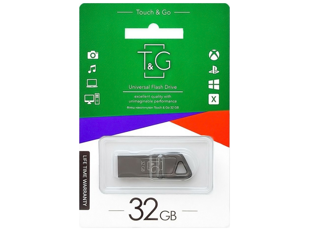 USB флеш-накопичувач 3.0 T&G 32gb Metal 114 Колір Чорний