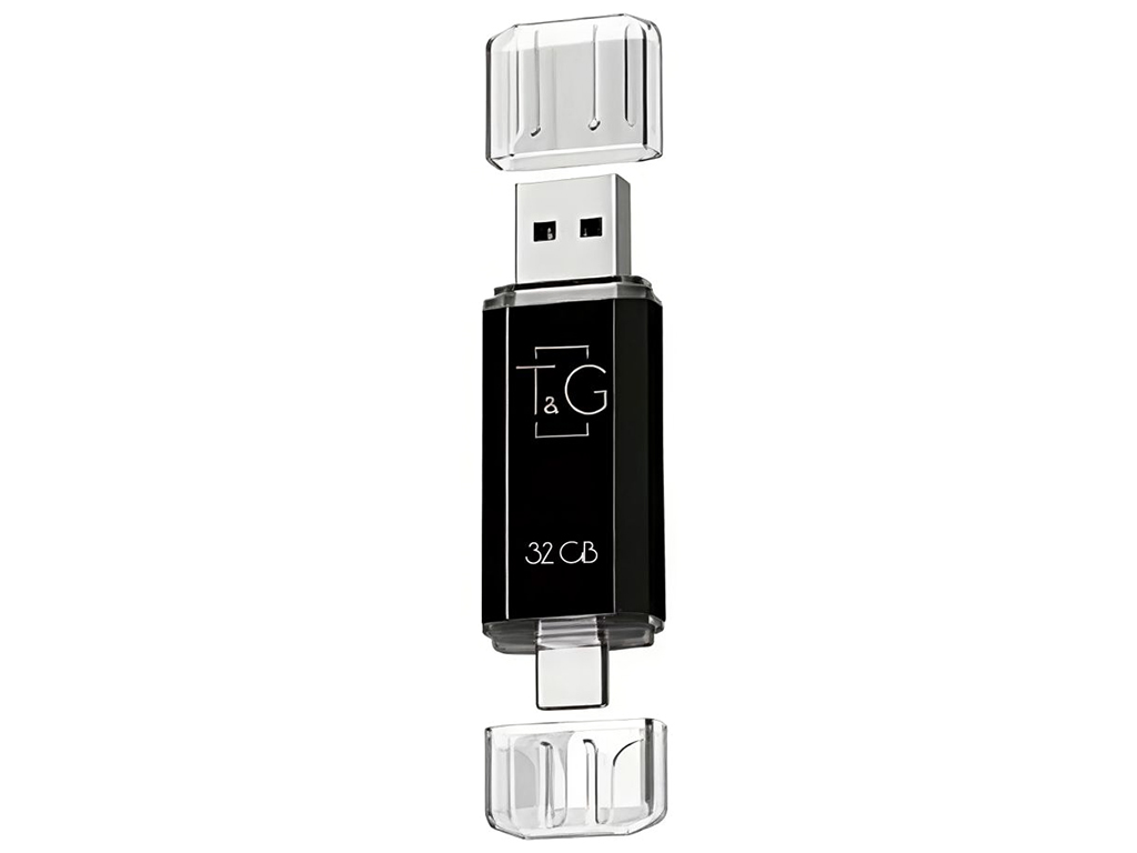 USB флеш-накопитель 3.0 T&G 32gb USB/Type C 009, цвет черный
