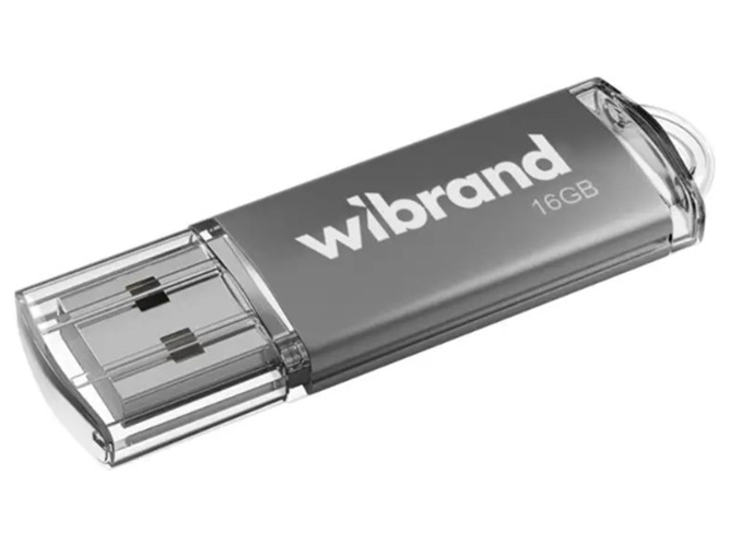 USB Flash Drive Wibrand 16gb Cougar Цвет Серебро